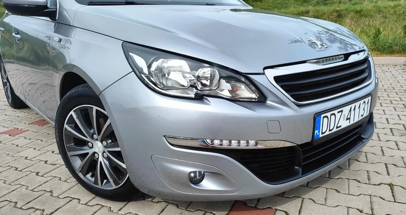 Peugeot 308 cena 28990 przebieg: 163200, rok produkcji 2015 z Kazimierza Wielka małe 326